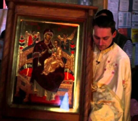 Primirea Icoanei Maicii Domnului Pantanassa (video)