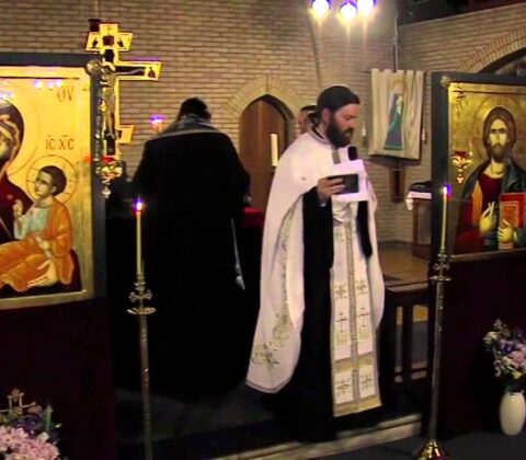 Primirea Icoanei Maicii Domnului Pantanassa la Luton 5 aprilie 2014